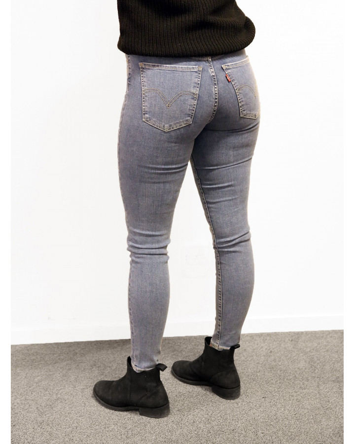 levi's mile high super skinny jeans castaway blue