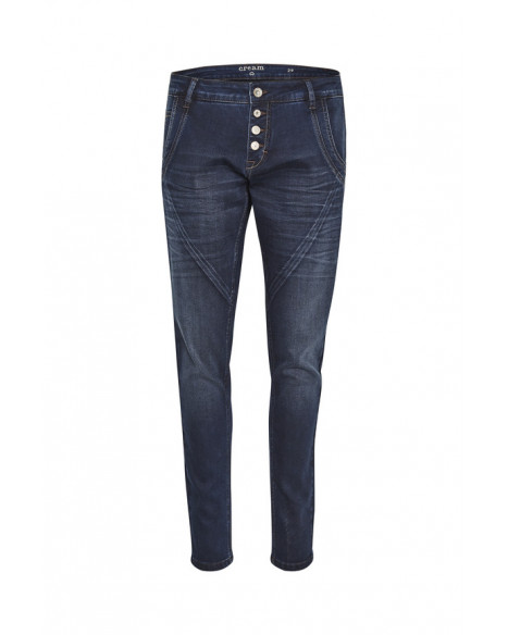 CREAM BAILEY POWER STRETCH JEANS, , Dam