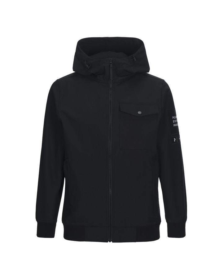 PEAK PERFORMANCE MEN'S SOFTSHELL POLYESTER JACKET, PEAK PERFORMANCE, Herr PEAK PERFORMANCE MEN'S SOFTSHELL POLYESTER JACKET, PEAK PERFORMANCE, Herr