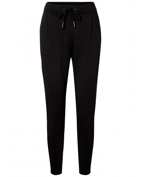 VERO MODA EVA MR LOOSE STRING PANTS- BLACK, VERO MODA, Dam