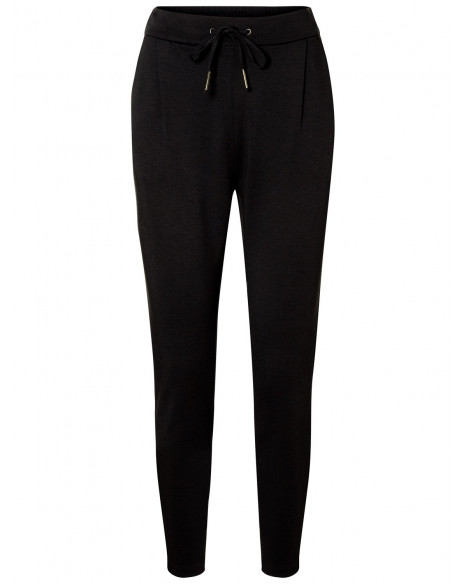 VERO MODA EVA MR LOOSE STRING PANTS- BLACK, VERO MODA, Dam