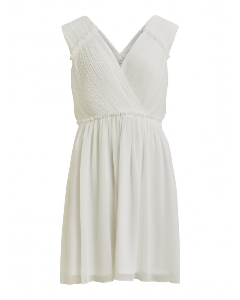 VILA ALLI DRESS - CLOUD DANCER
