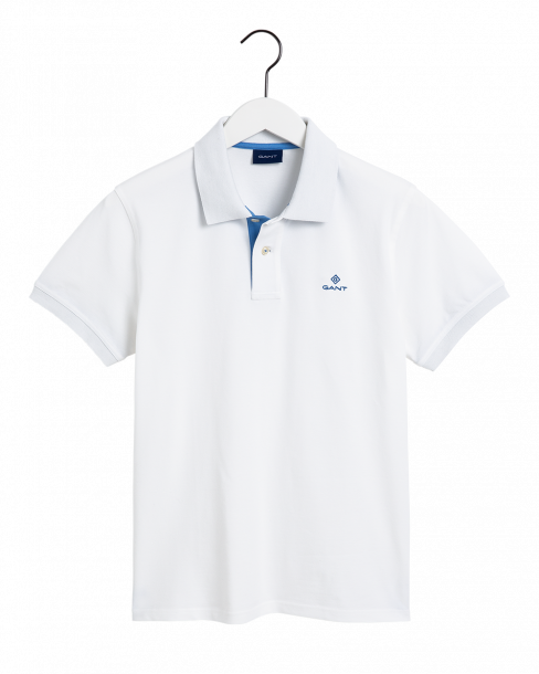 GANT CONTRAST COLLAR PIQUE...