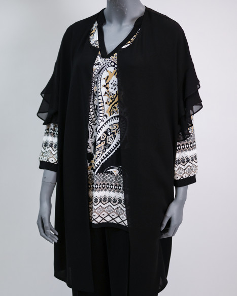 JOSEPH RIBKOFF  COVER UP - BLACK