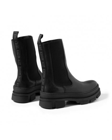 STEVE MADDEN FILINA BOOTIE - BLACK LEATHER