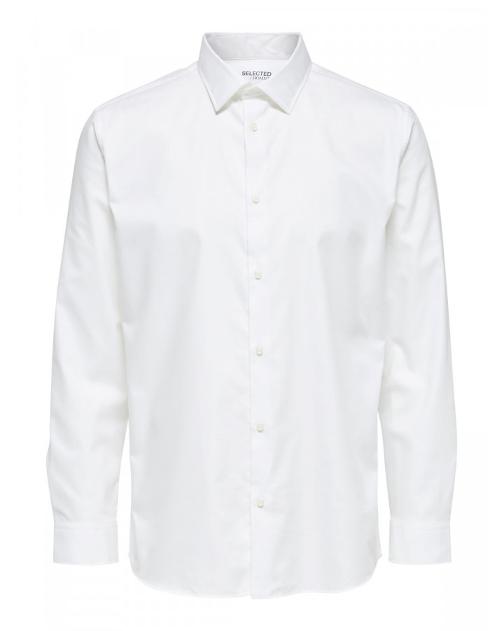 SELECTED HOMME SLIMETHAN SHIRT CLASSIC - BRIGHT WHITE