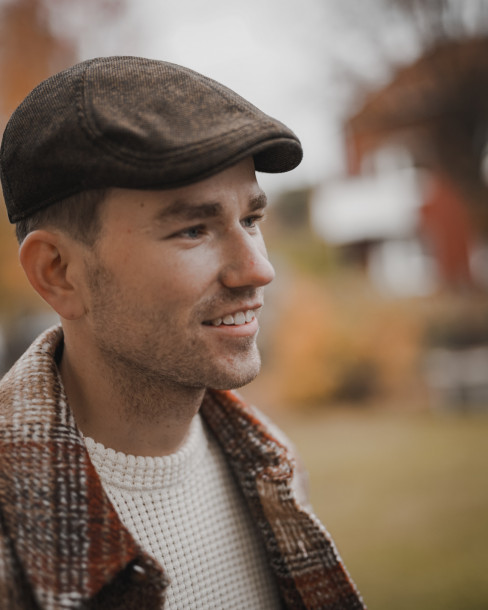 WIGÈNS PUB CAP - BROWN & BLACK 2