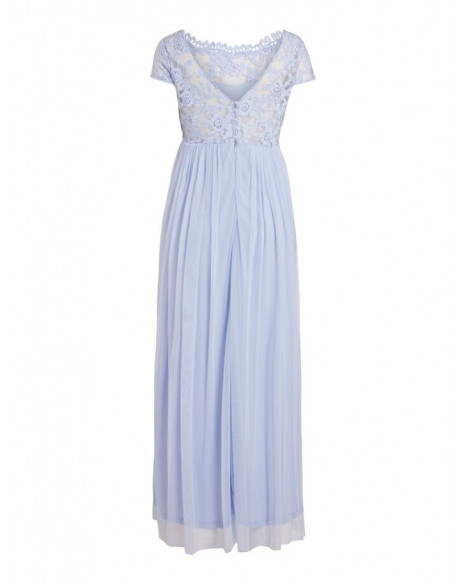 VILA VIULRICANA NEW MAXI DRESS - KENTUCKY BLUE