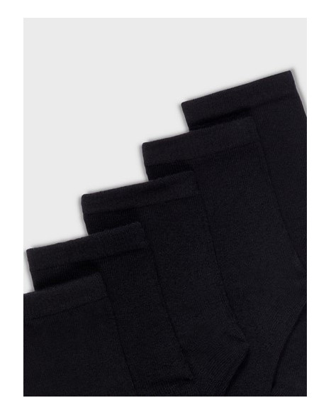 NAME IT NMNSOCK 5P BLACK - BLACK