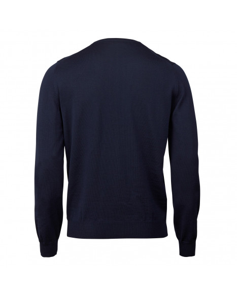 STENSTRÖMS MERINO WOOL CREW NECK - NAVY