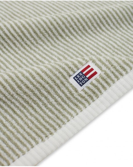 LEXINGTON HOME ORIGINAL TOWEL - VINTAGE GREEN/WHITE STRIPED