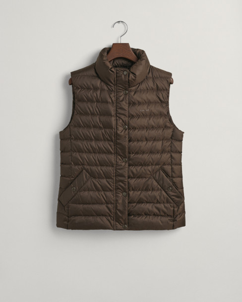 GANT LIGHT DOWN VEST - RICH...