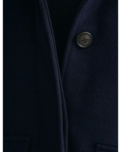 GANT CROPPED WOOL JACKET - EVENING BLUE