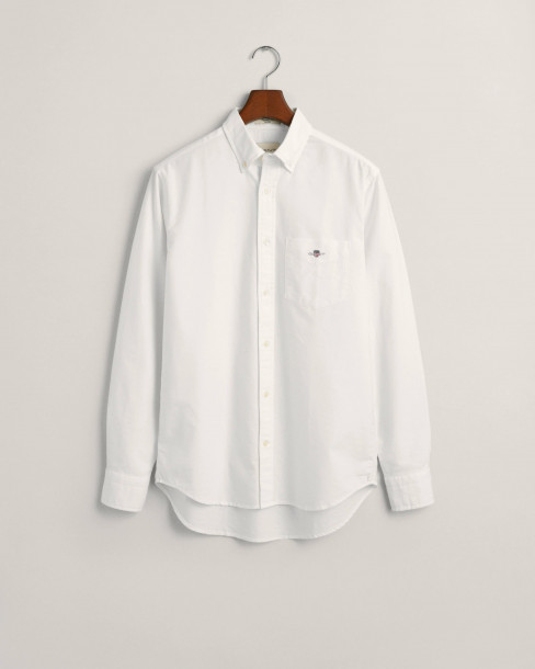 GANT REG OXFORD SHIRT - WHITE