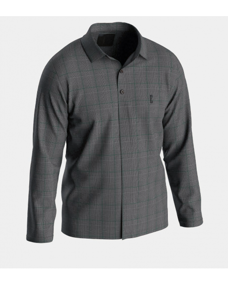 DAHLIN SKJORTA HERITAGE GLEN GRÅ