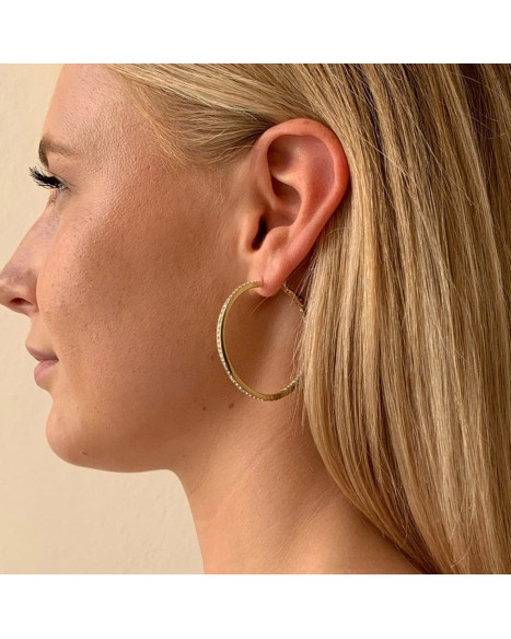 SNÖ OF SWEDEN STORY RING EAR RING  - GOLD