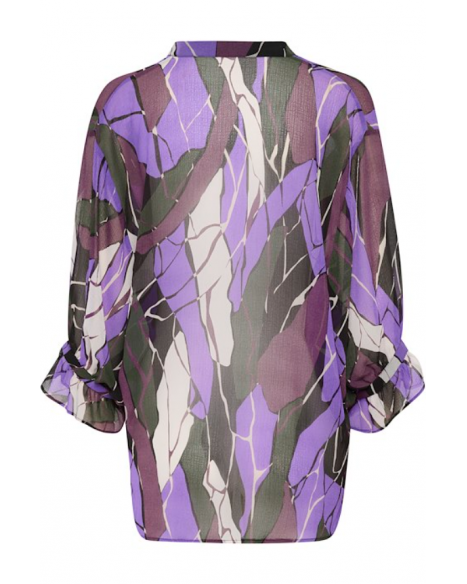 SOAKED IN LUXURY JOSEFINE AMILY BLOUSE - PASSION FLOWER RO