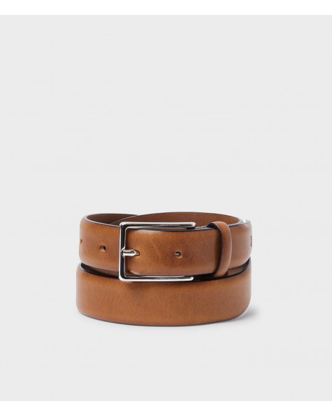 SADDLER FLEN BELT - BROWN