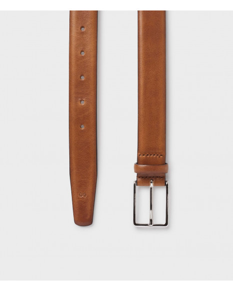SADDLER FLEN BELT - BROWN