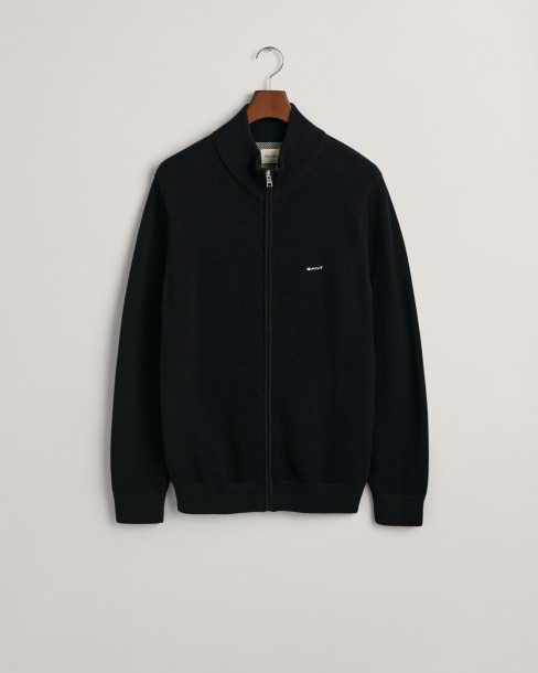 GANT COTTON PIQUE ZIP...