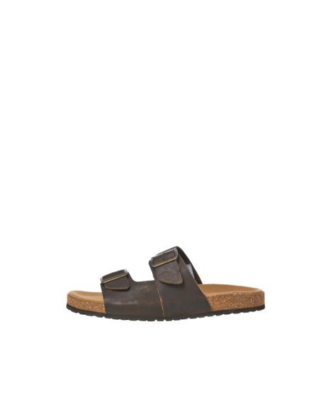 JACK & JONES JFWLOUIS LEATHER SANDAL - JAVA