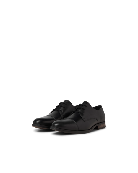 JACK & JONES JFWRAYMOND LEATHER - ANTRACITE