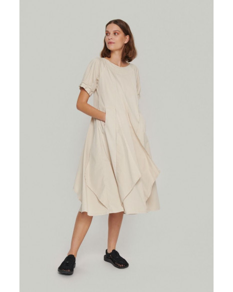 BITTE KAI RAND JACKET DRESS SENMEI - IVORY