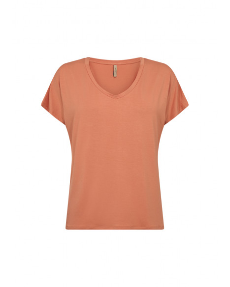 SOYA CONCEPT SC-MARICA 32 T-SHIRT JE - PAPAYA