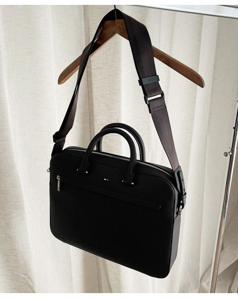 HUGO BOSS RAY BAG - DARK BROWN