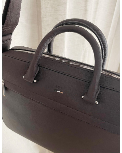 HUGO BOSS RAY BAG - DARK BROWN 2