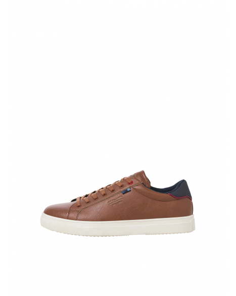 JACK & JONES JFWBALE PU SNEAKER NOOS - COGNAC