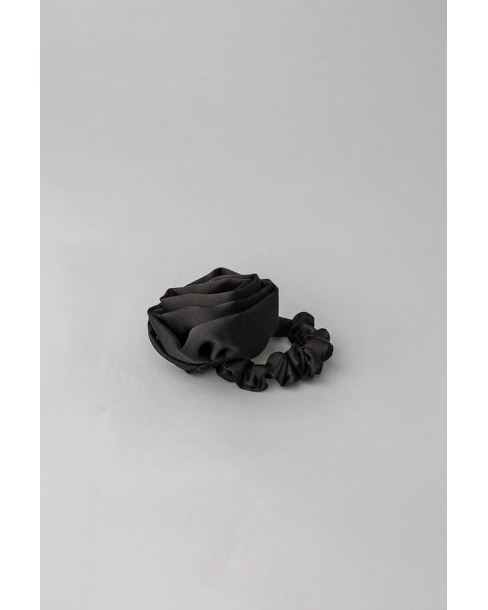 BOW1 ROSE HAIR BAND - BLACK