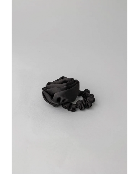 BOW1 ROSE HAIR BAND - BLACK
