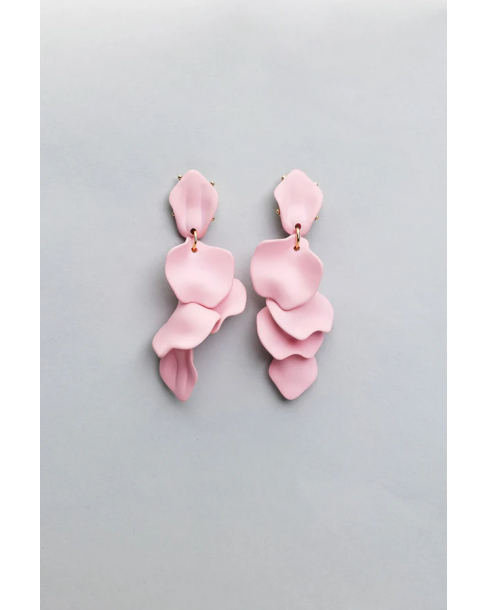 BOW19 LEAF EARRINGS - LIGHT...