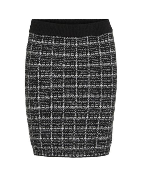 VILA VIAUDREY CHECK KNIT SKIRT