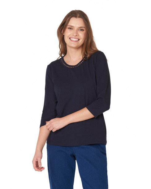 SIGNATURE 3/4 SLEEVE TOP 2