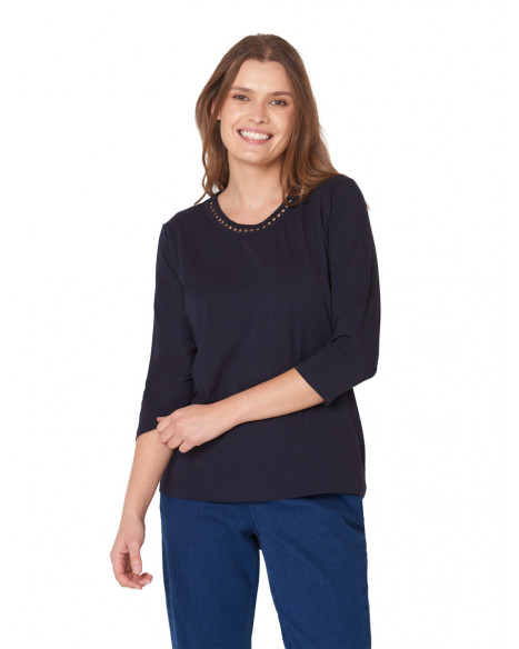 SIGNATURE 3/4 SLEEVE TOP