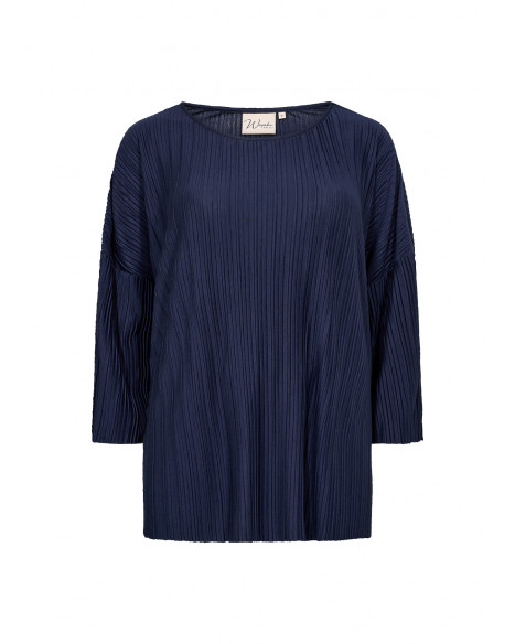 WASABI WA-SCARLET 1 BLOUSE-J - 6799 BLUE IRIS