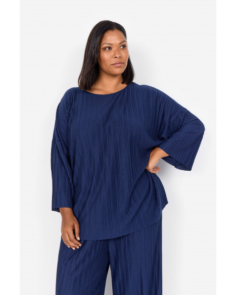 WASABI WA-SCARLET 1 BLOUSE-J - 6799 BLUE IRIS