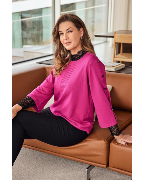 SIGNATURE 3/4 SLEEVEE PULLOVER