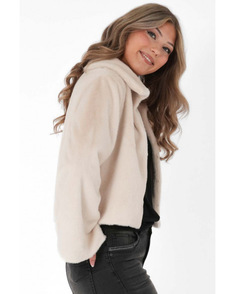 CAPRI COLLECTION COZY JACKET - WINTER CREME