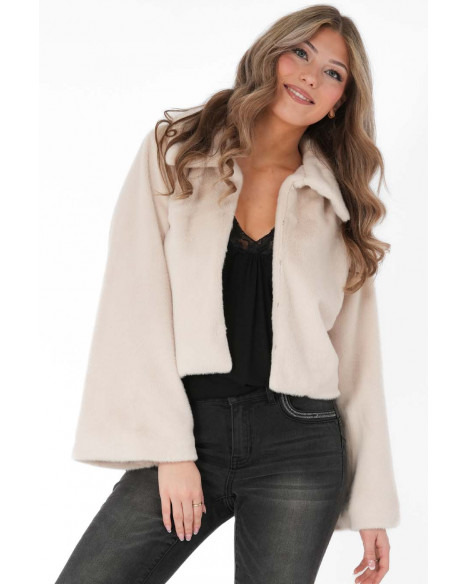CAPRI COLLECTION COZY JACKET - WINTER CREME