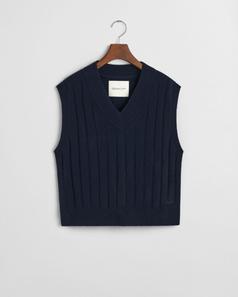 GANT DAM WIDE RIBBED WOOL...
