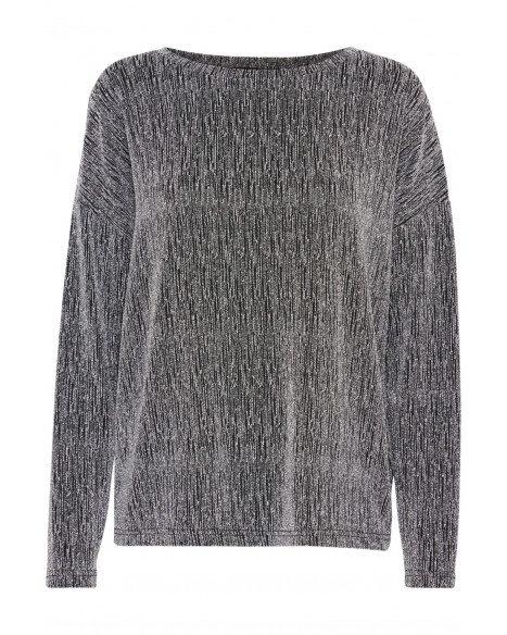 B.YOUNG BYSHILOH LS TOP - SILVER MIX