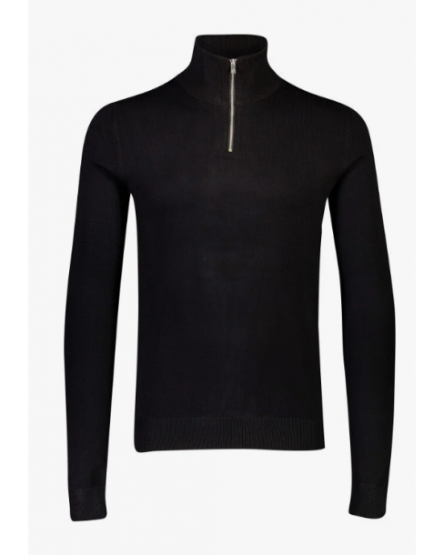 LINDBERGH HAL ZIP MELANGE KNIT