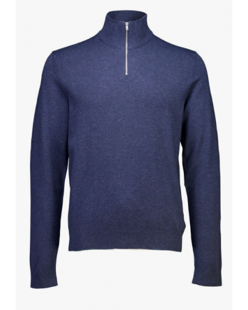 LINDBERGH HAL ZIP MELANGE KNIT 2