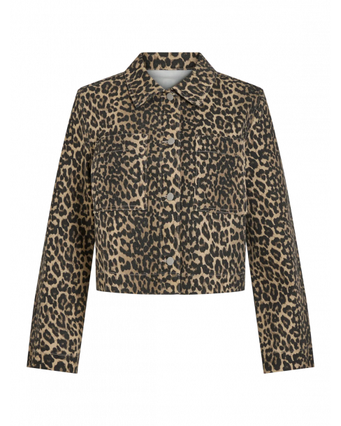 VILA VICHIA L/S LEOPARD JACKET