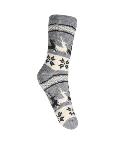 SOYA CONCEPT SC-NAJLA 1 SOCKS-A - MED GREY MELANGE COMBI