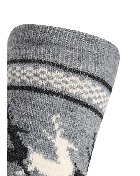 SOYA CONCEPT SC-NAJLA 1 SOCKS-A - MED GREY MELANGE COMBI