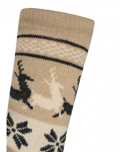 SOYA CONCEPT SC-NAJLA 1 SOCKS-A - SAND MELANGE COMBI